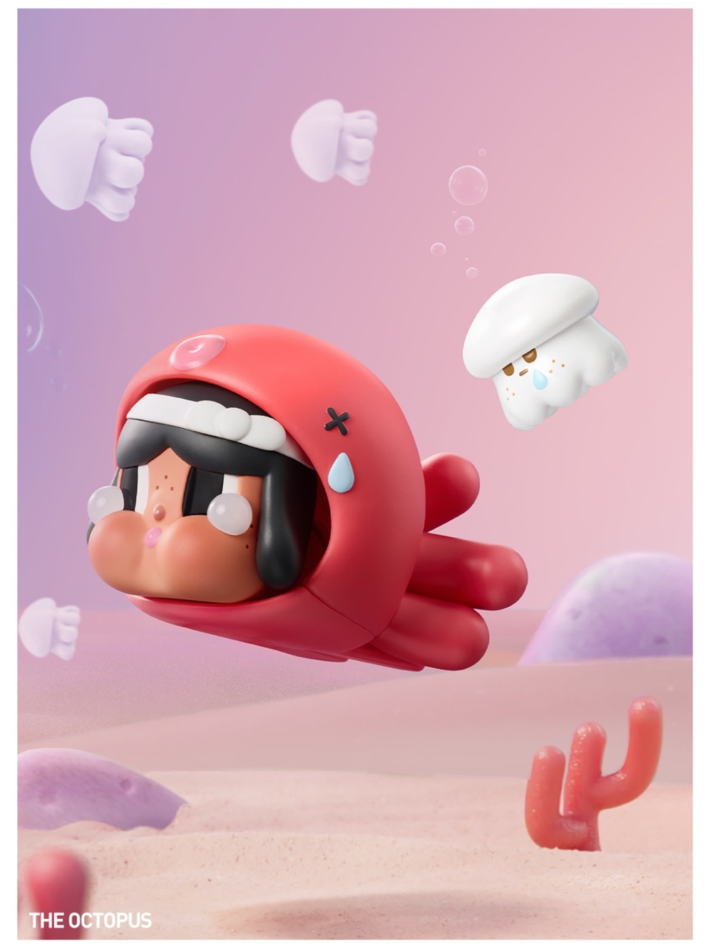 Crybaby The OCTOPUS Figure SEALED Cry Me An Ocean Series AUTHENTIC Pop Mart NEW